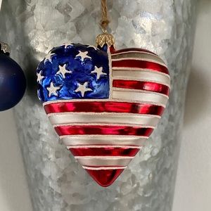 Heart Flag Ornament
